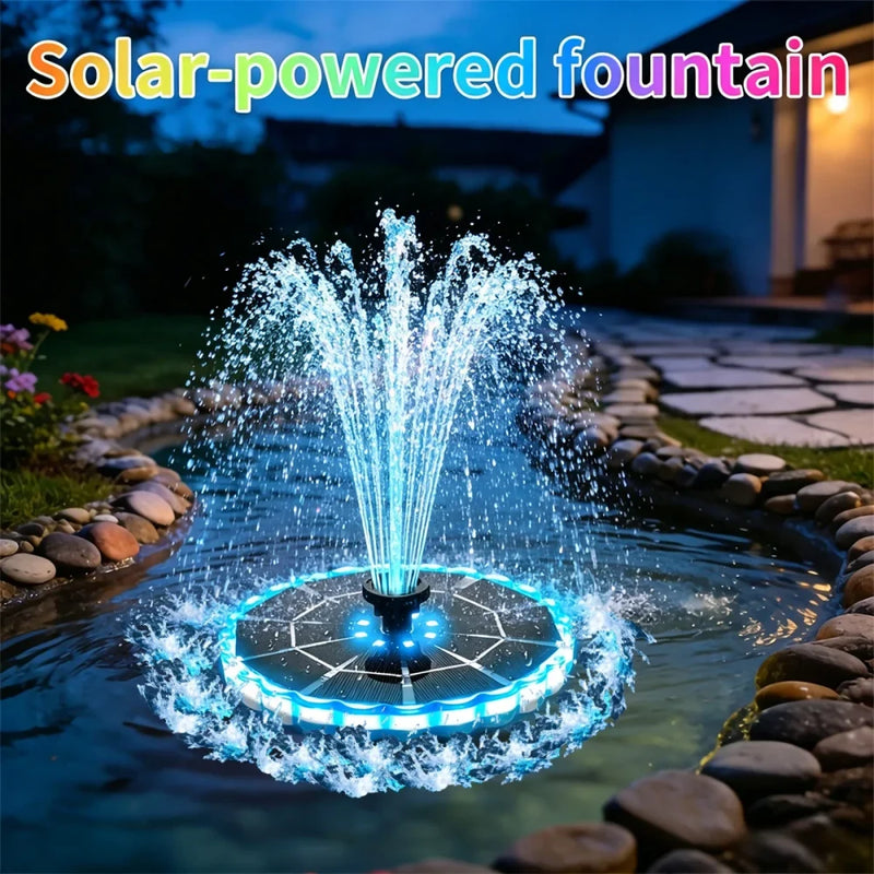 Solar Powered Garden Water Fountain