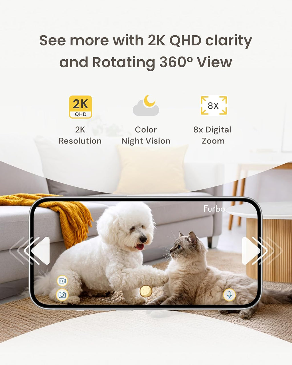 All-New Furbo Mini 360° - 360° of Love. Zero Blind Spots.