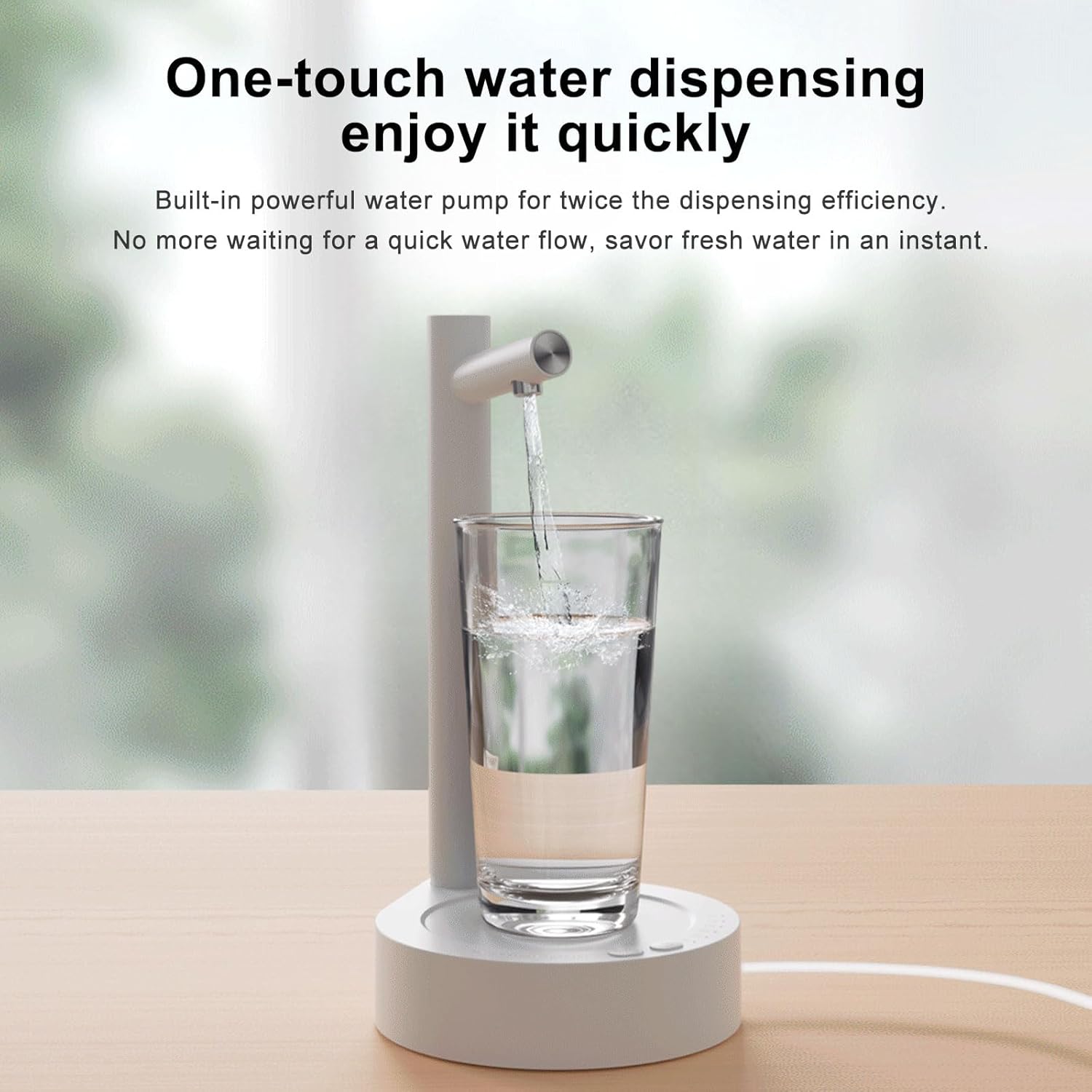 Smart Desktop Dispenser - Hydration, Elevated. Intelligence, Poured.