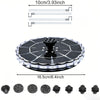 Solar Powered Garden Water Fountain