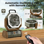 24,000mAh Smart Camping Fan - Endless Air. Boundless Power.