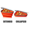 Collapsible Silicone Pizza Container