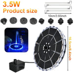 Solar Powered Garden Water Fountain