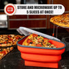 Collapsible Silicone Pizza Container