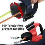 Double Retractable Dog Leash with LED Handle