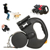Double Retractable Dog Leash with LED Handle